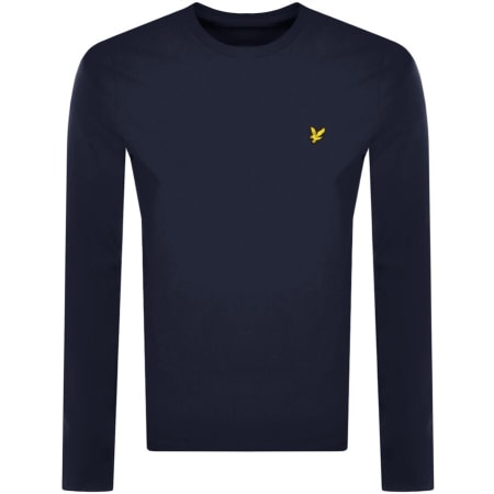 Product image for Lyle And Scott Long Sleeve T Shirt Navy