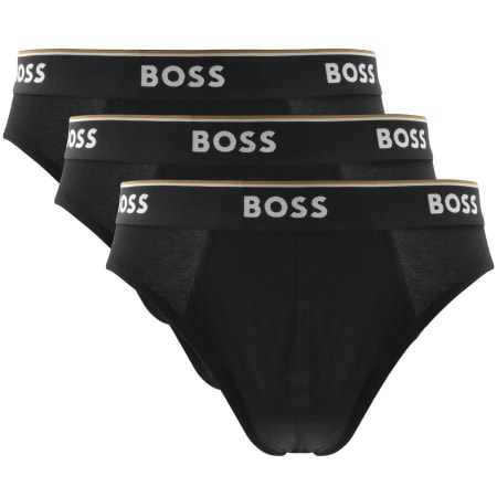 Product image for BOSS Underwear 3 Pack Briefs Black