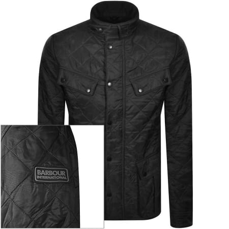 Product image for Barbour International Ariel Quilted Jacket Black
