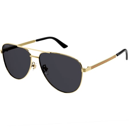 Product image for Gucci GG1233SA 001 Sunglasses Gold
