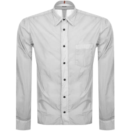 Product image for BOSS Lambini Overshirt Jacket Grey