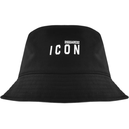 Product image for DSQUARED2 Logo Bucket Hat Black