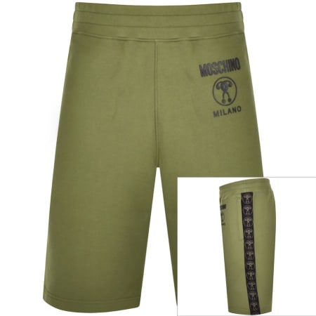 Product image for Moschino Jaquard Jersey Shorts Green