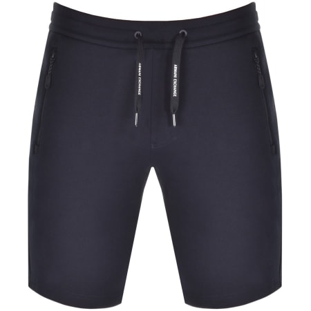 Product image for Armani Exchange Logo Sweat Shorts Navy