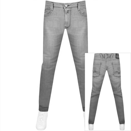 Product image for Replay Anbass Slim Fit Jeans Grey