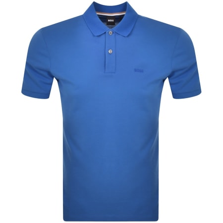 Product image for BOSS Pallas Polo T Shirt Blue
