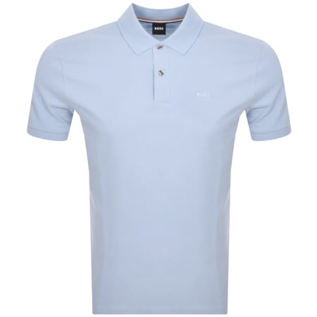 Product image for BOSS Pallas Polo T Shirt Blue
