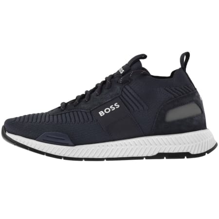 Product image for BOSS Titanium Runner Trainers Navy