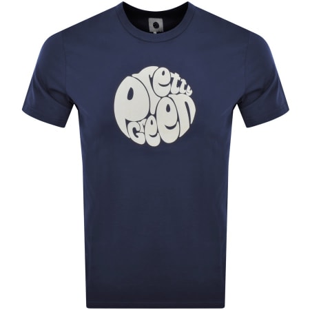 Product image for Pretty Green Gillespie T Shirt Navy