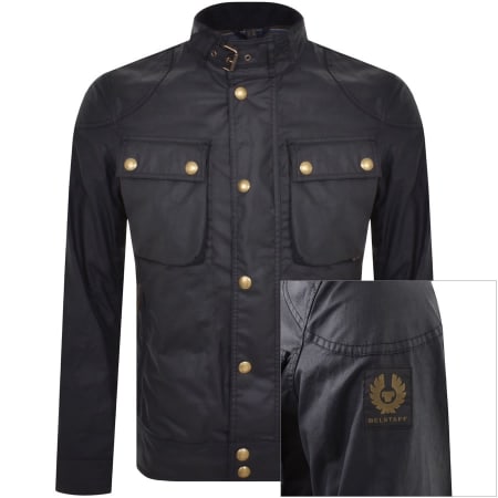 Product image for Belstaff Racemaster Waxed Jacket Navy