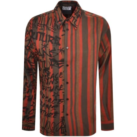 Product image for Versace Jeans Couture Long Sleeve Shirt Khaki