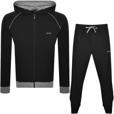 Product image for BOSS Hooded Tracksuit Black