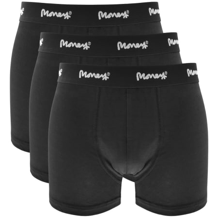 Product image for Money 3 Pack Chop Trunks Black