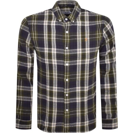 Product image for Farah Greenwood Long Sleeve Shirt Green