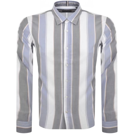 Product image for BOSS Roan Long Sleeved Shirt Blue