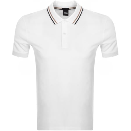 Product image for BOSS Penrose 38 Polo T Shirt White