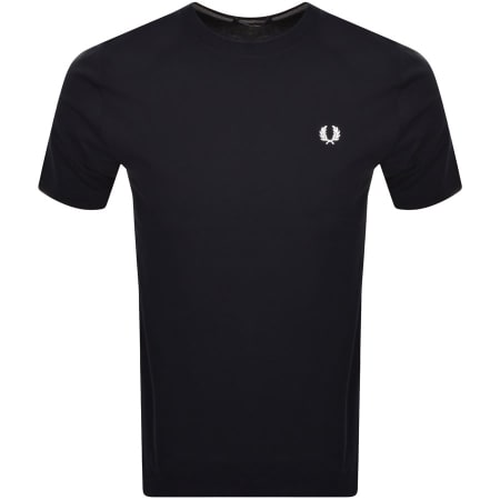 Product image for Fred Perry Crew Neck T Shirt Navy