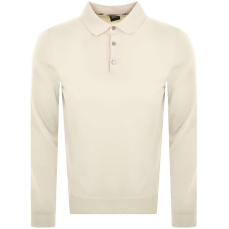 Product image for BOSS Gemello P Polo Knit Jumper Cream
