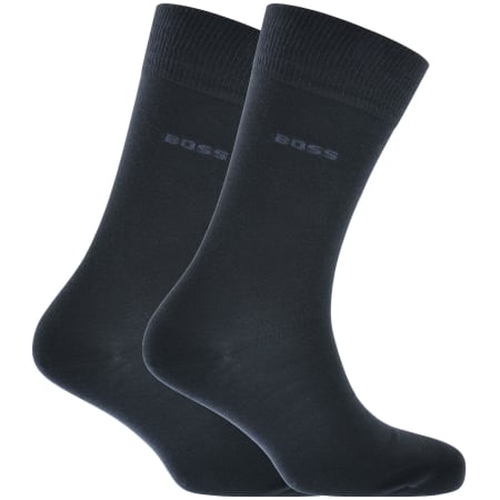 Product image for BOSS 2 Pack Socks Navy