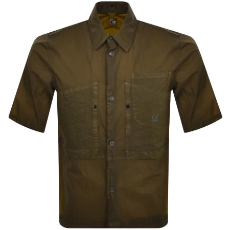 Product image for CP Company Short Sleeve Shirt Green