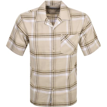 Product image for Carhartt WIP Mika Short Sleeve Shirt Beige