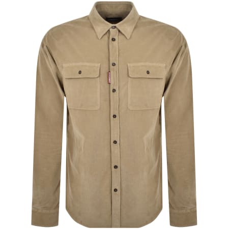 Product image for DSQUARED2 Corduroy Shirt Beige
