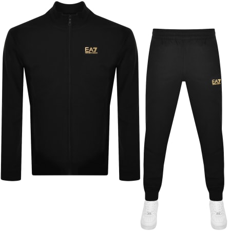 Product image for EA7 Emporio Armani Logo Tracksuit Black