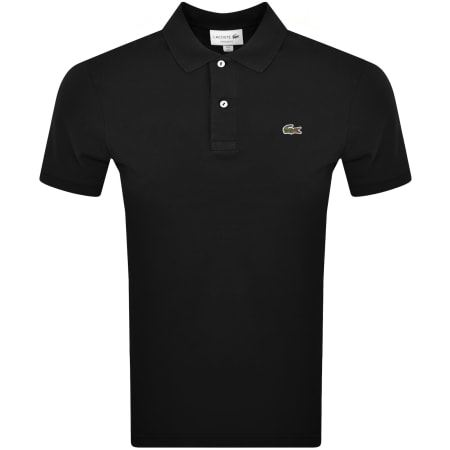 Product image for Lacoste Short Sleeved Polo T Shirt Black