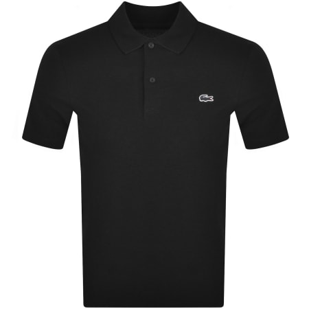 Product image for Lacoste Short Sleeved Polo T Shirt Black