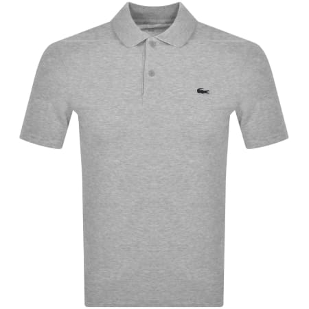 Product image for Lacoste Short Sleeved Polo T Shirt Grey