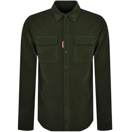 Product image for DSQUARED2 Corduroy Shirt Green