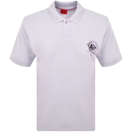 Product image for HUGO Dignipolo Polo T Shirt Lilac