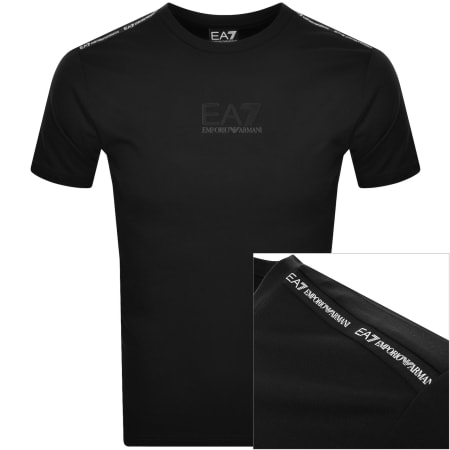 Product image for EA7 Emporio Armani Logo T Shirt Black
