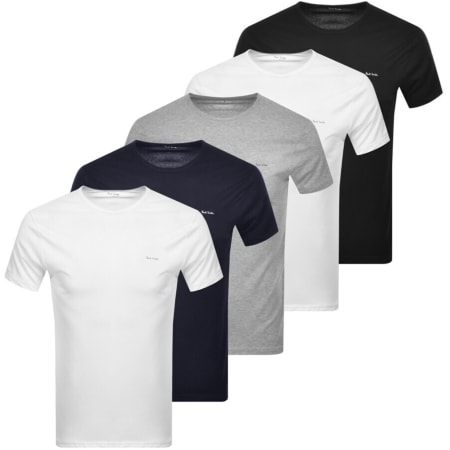 Product image for Paul Smith 5 Pack T Shirts Black