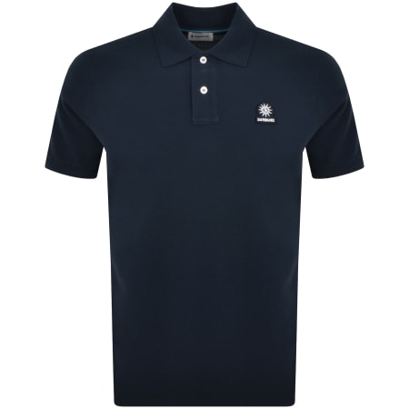 Product image for Sandbanks Badge Logo Polo T Shirt Navy