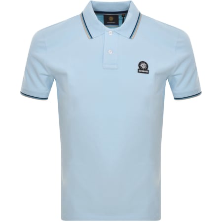 Product image for Sandbanks Badge Logo Polo T Shirt Blue