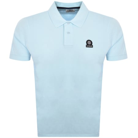 Product image for Sandbanks Badge Logo Polo T Shirt Blue
