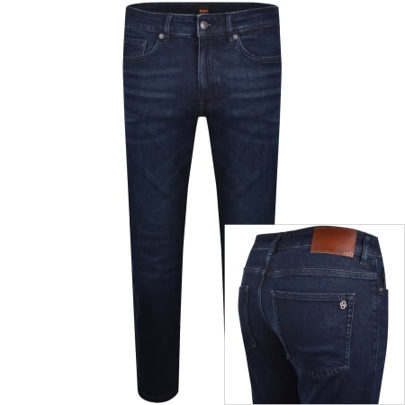 Product image for BOSS Delaware Slim Fit Jeans Dark Wash Blue