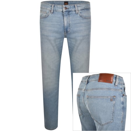 Product image for BOSS Delaware Slim Fit Jeans Light Wash Blue