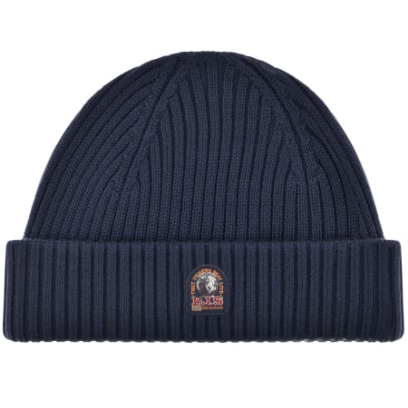 Product image for Parajumpers Ribbed Beanie Hat Navy