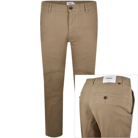 Product image for Farah Elm Slim Fit Chino Trousers Brown