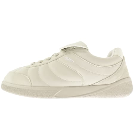 Product image for HUGO Riven Tennis Trainers Light Beige