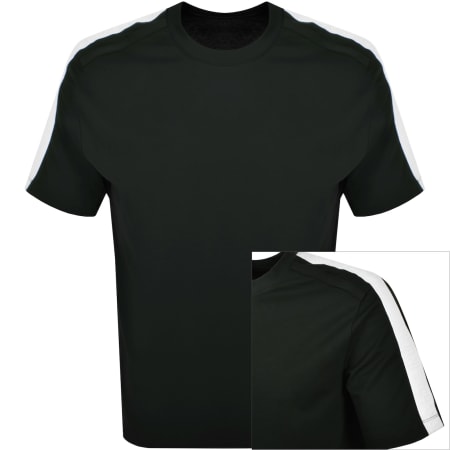 Product image for Armani Exchange Tape Logo T Shirt Green