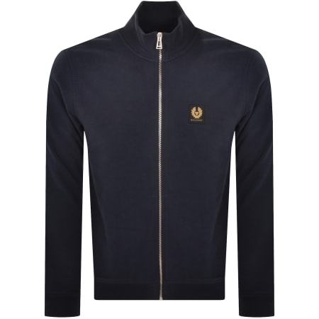 Product image for Belstaff Full Zip Sweatshirt Dark Ink