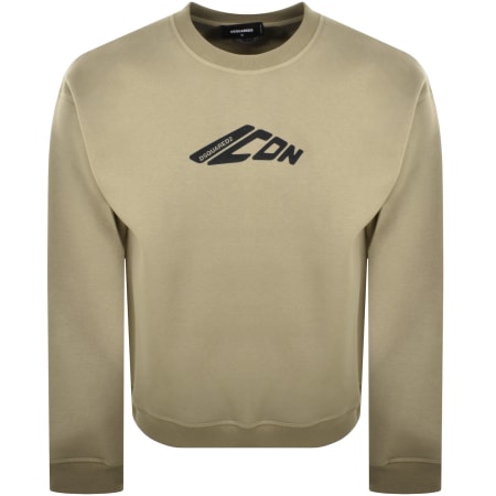 Product image for DSQUARED2 Relax Fit Sweatshirt Dark Beige