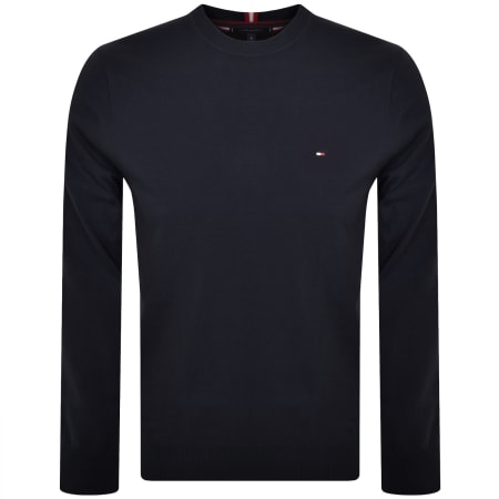 Product image for Tommy Hilfiger Essential Crew Neck Jumper Navy