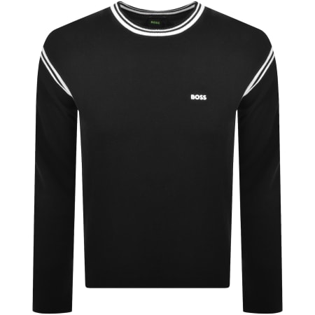 Product image for BOSS K Tape Knit Jumper Black