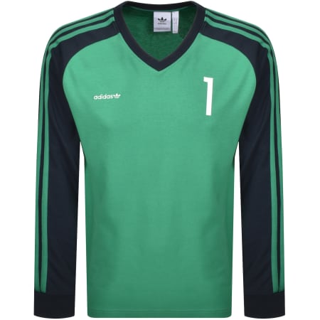 Product image for adidas Originals Football Jersey T Shirt Green