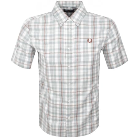Product image for Fred Perry Oxford Short Sleeve Shirt White