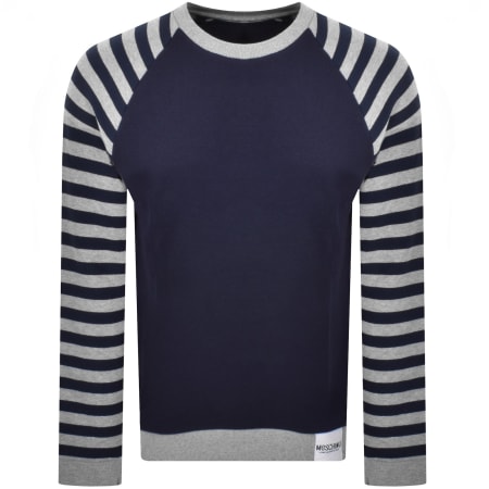 Product image for Moschino Underwear Logo Sweatshirt Blue